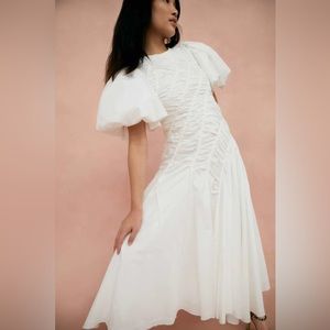 AJE SIREN DRAWSTRING MAXI DRESS | SOLD OUT DRESS ONLINE